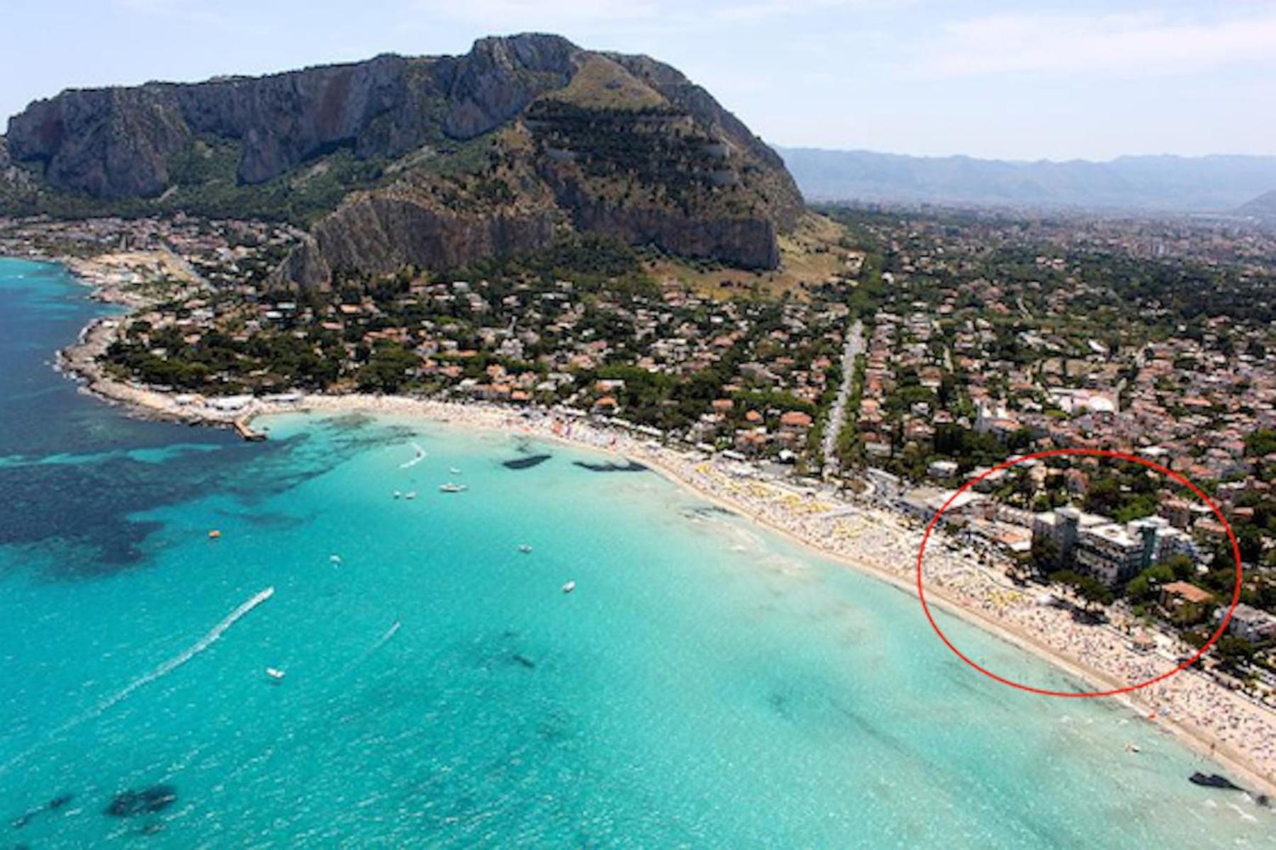 Mondello Luxury Apartment On The Beach Exterior foto