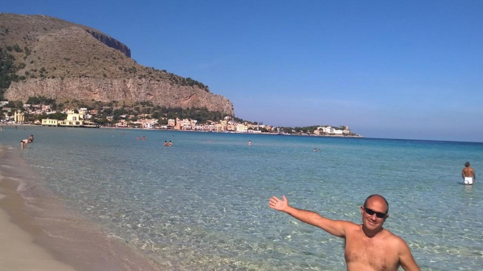 Mondello Luxury Apartment On The Beach Exterior foto